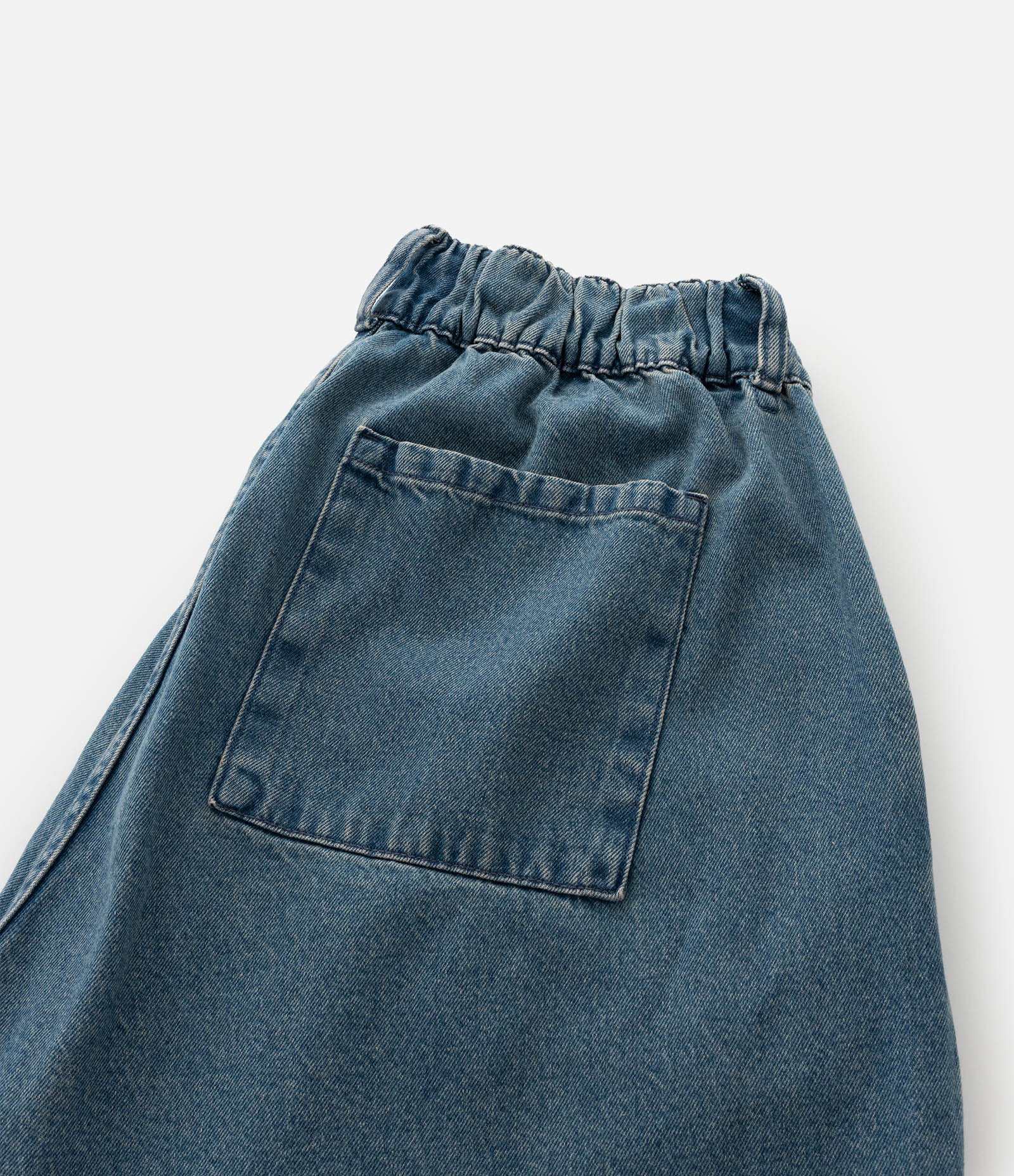 Calça Aladim em Jeans com Cinto Faixa Curve & Plus Size Azul 7