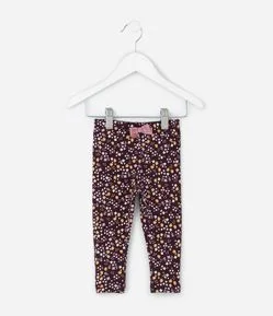 Legging Infantil com Estampa Floral Liberty – Tam 0 a 18 Meses