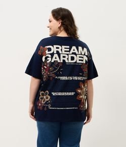 Camiseta Oversized Dream Garden Curve & Plus Size