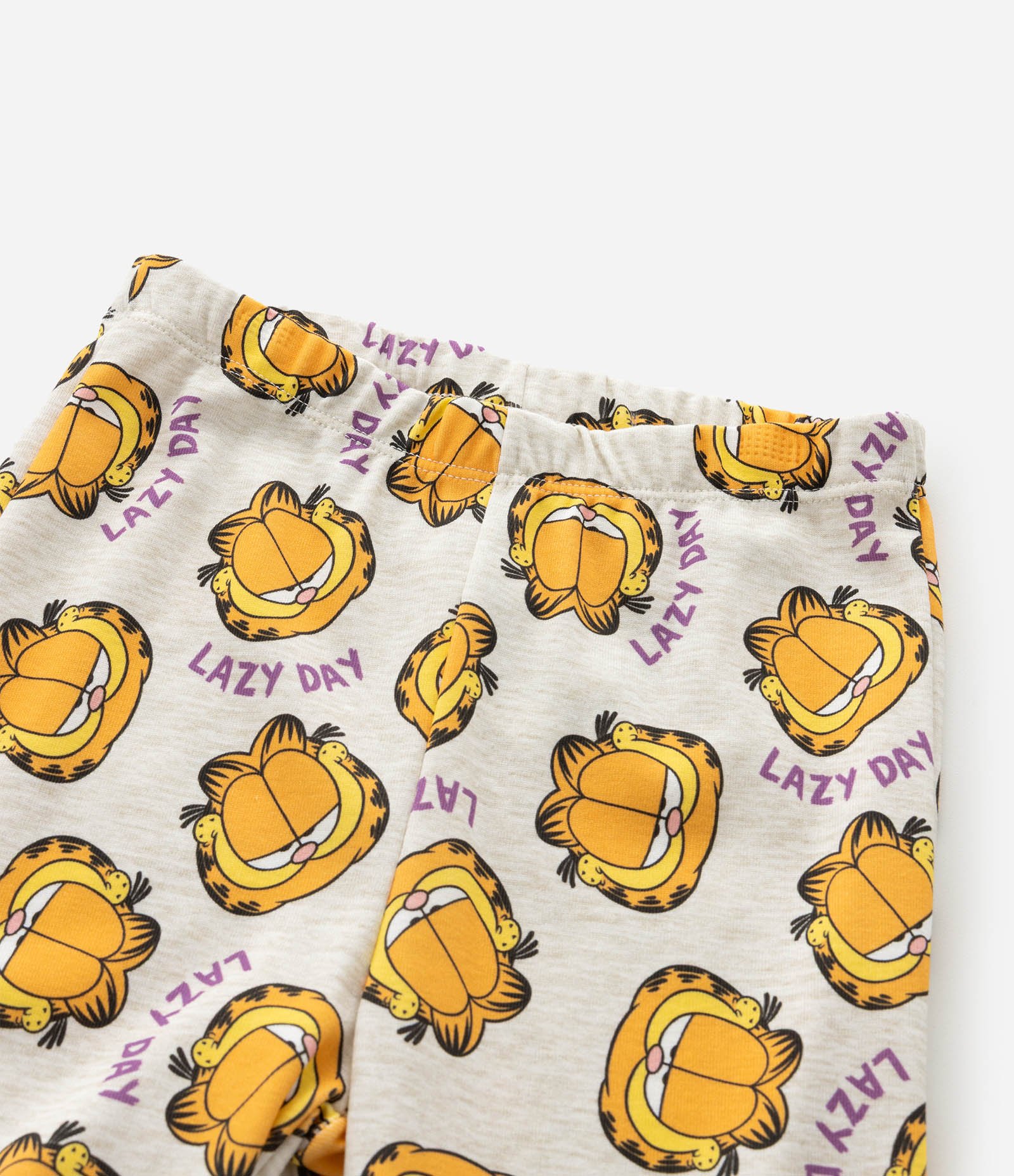 Pijama Infantil Manga Longa com Estampa Garfield – Tam 5 a 14 Laranja 8
