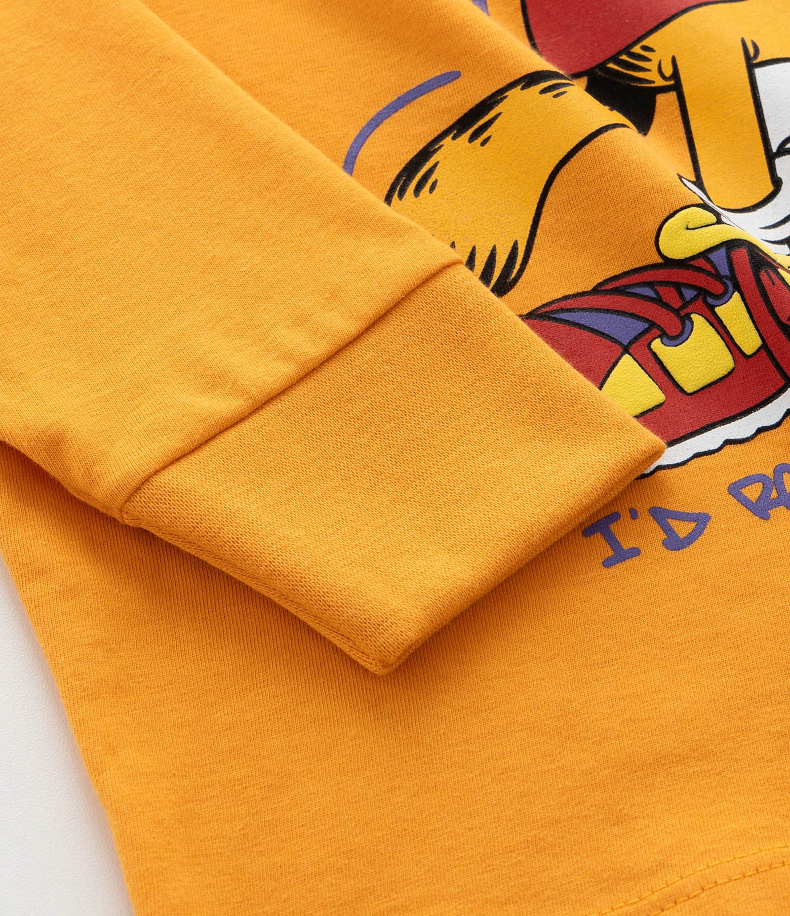 Pijama Infantil Manga Longa com Estampa Garfield – Tam 5 a 14 Laranja 11