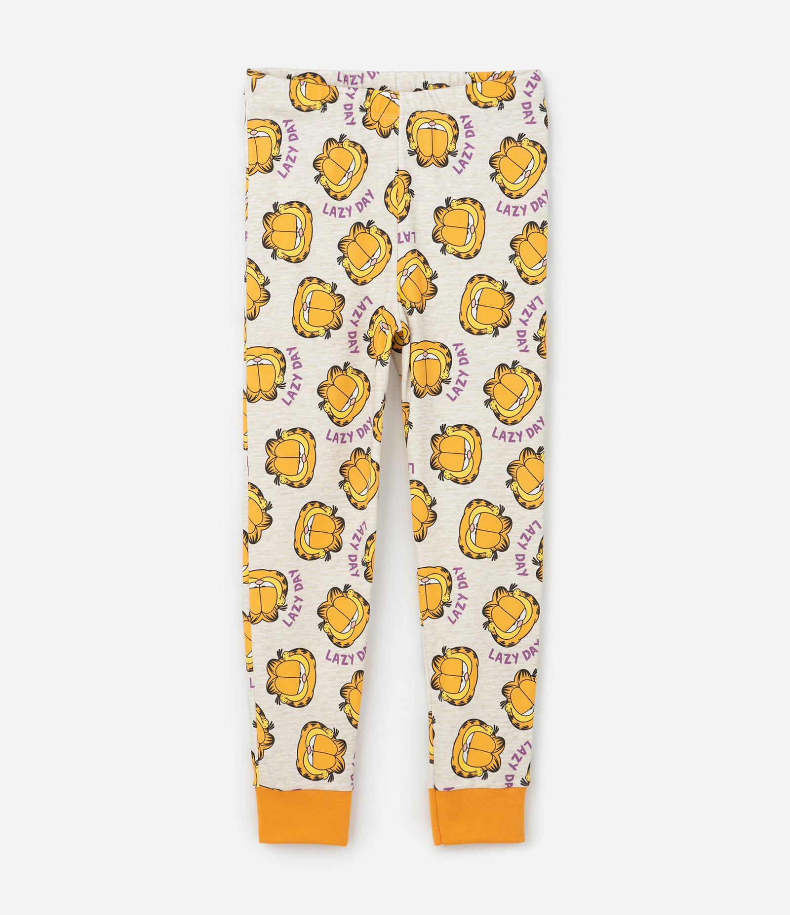Pijama Infantil Manga Longa com Estampa Garfield – Tam 5 a 14 Laranja 4