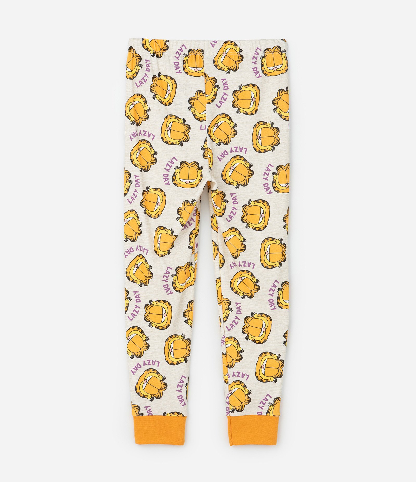 Pijama Infantil Manga Longa com Estampa Garfield – Tam 5 a 14 Laranja 5