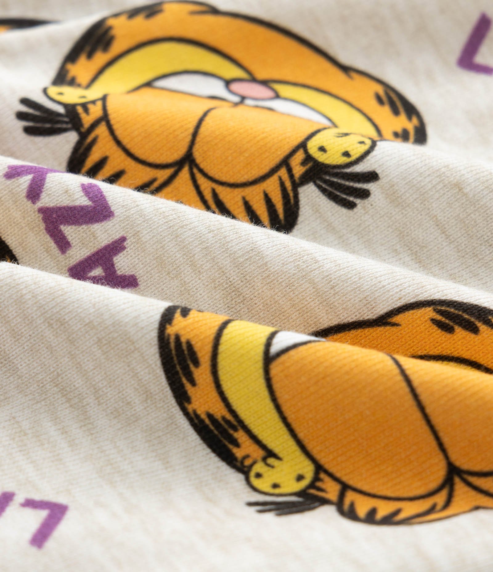 Pijama Infantil Manga Longa com Estampa Garfield – Tam 5 a 14 Laranja 6