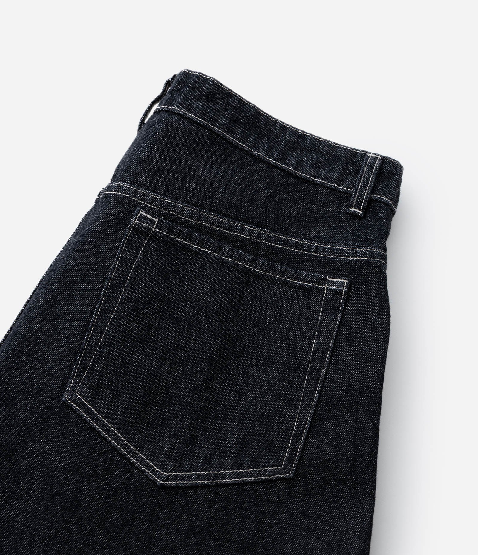 Calça Baggy Balloon em Jeans Denim Liso Azul 7