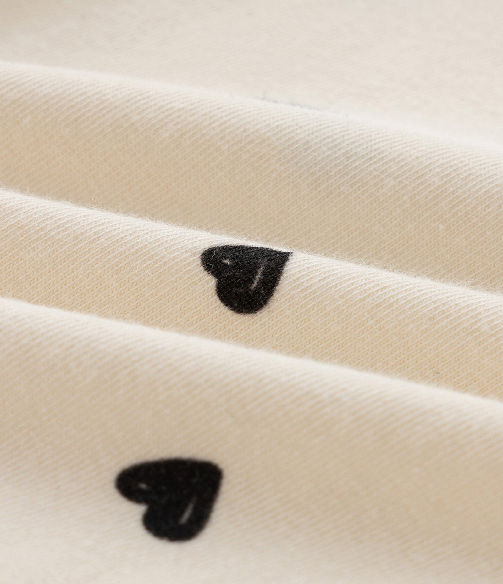 Body Infantil em Suedine com Babados e Corações – Tam 0 a 18 Meses Off White 4