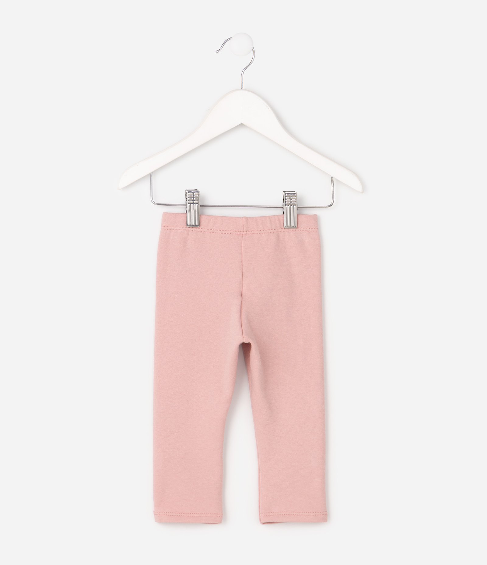 Calça Legging Infantil com Lacinho – Tam 0 a 18 Meses Rosa Claro 2