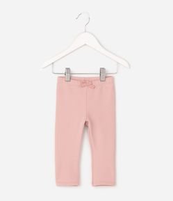 Calça Legging Infantil com Lacinho – Tam 0 a 18 Meses