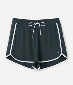 Bermuda Esportiva em Moletinho com Viés Curve & Plus Size