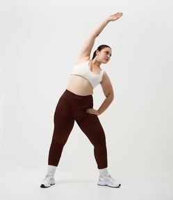 Calça Legging Esportiva em Ribana Curve & Plus Size