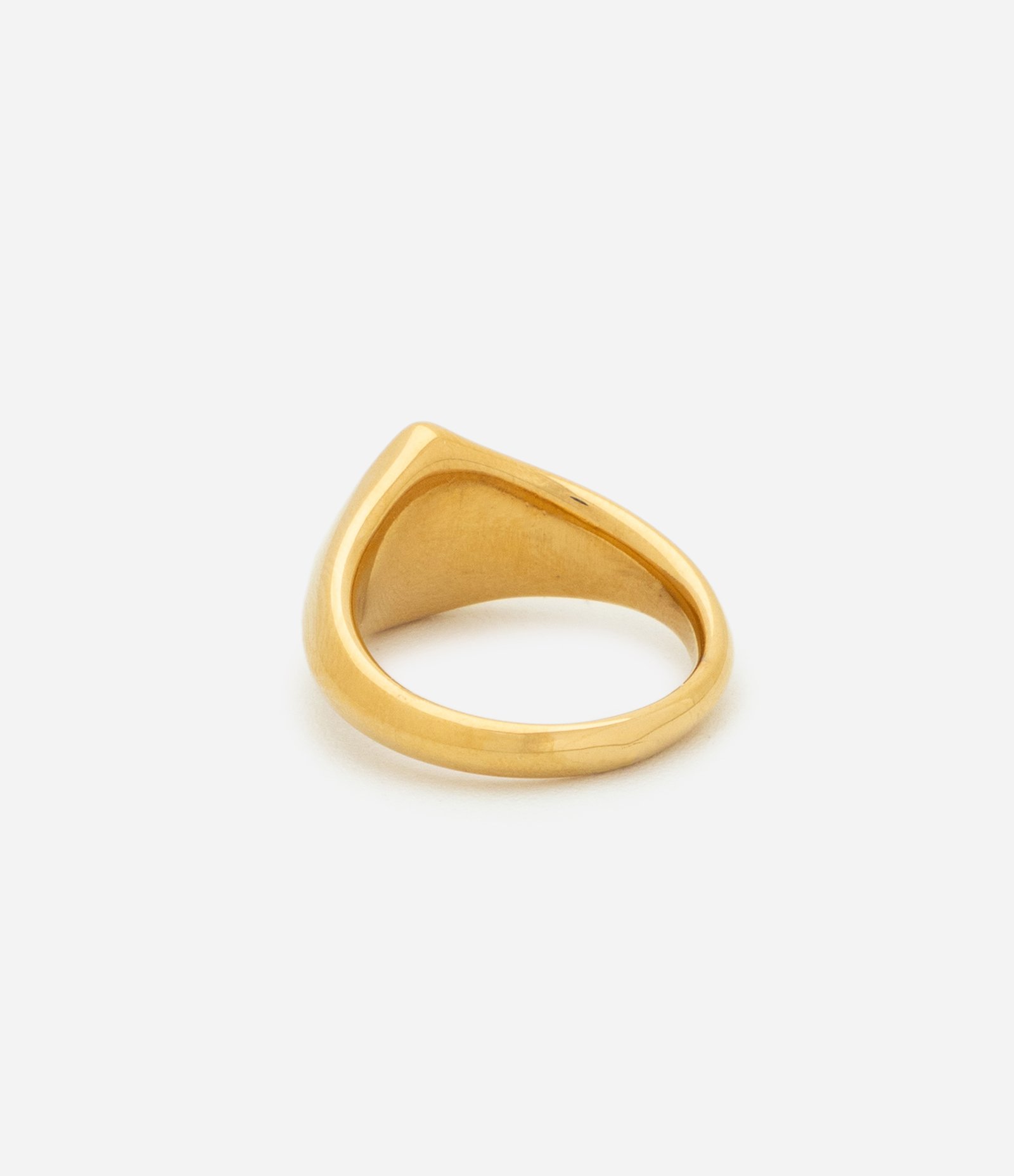 Anel Metalizado com Medrapérola Dourado 3
