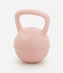 Kettlebell Arredondado em Plástico 4kg