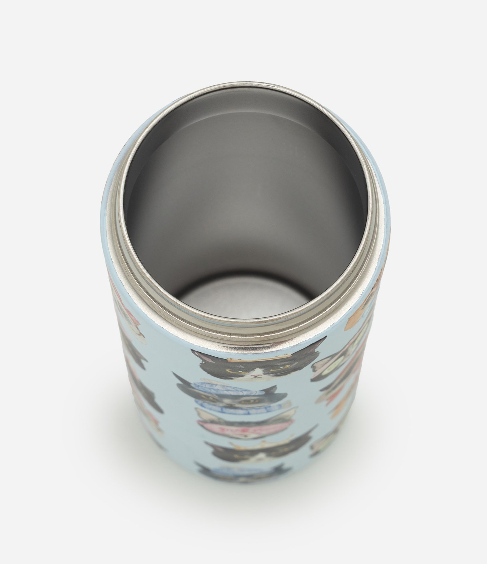 Garrafa Térmica com Estampa de Gatos 750ml Multicores 2