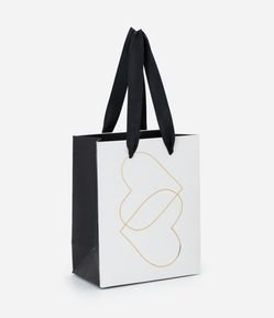 Embalagem de Presente Extra Pequeno com Estampa de Coração