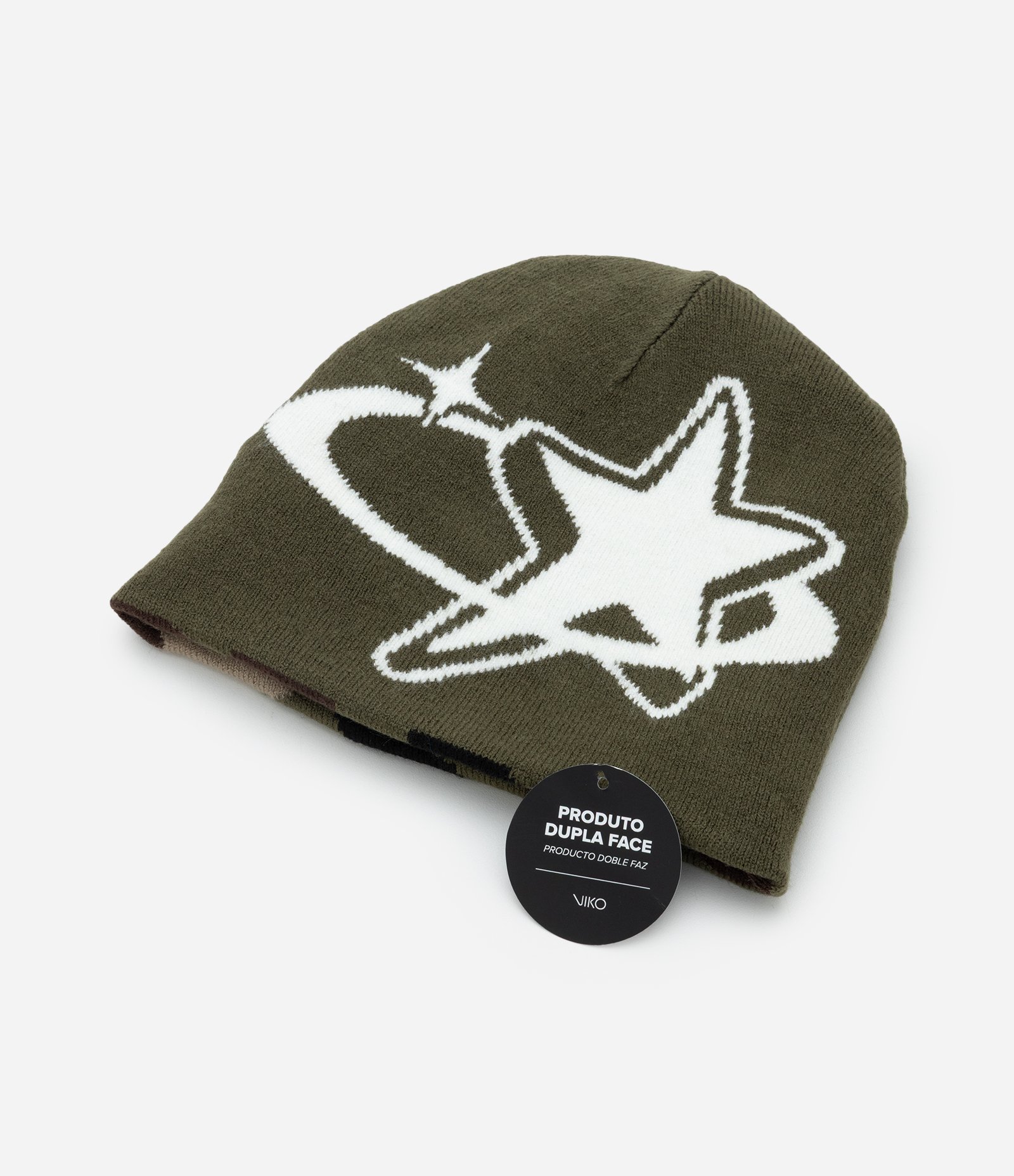 Gorro Masculino Reversível Verde 4