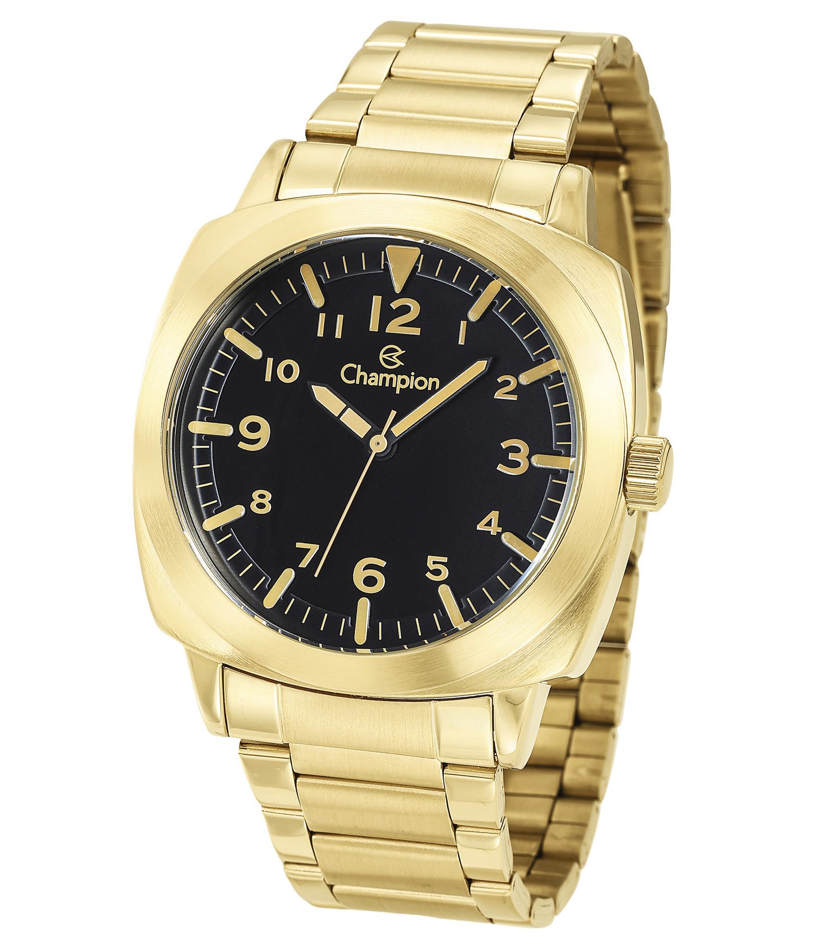Relógio Analógico Aço Masculino Champion Dourado 1