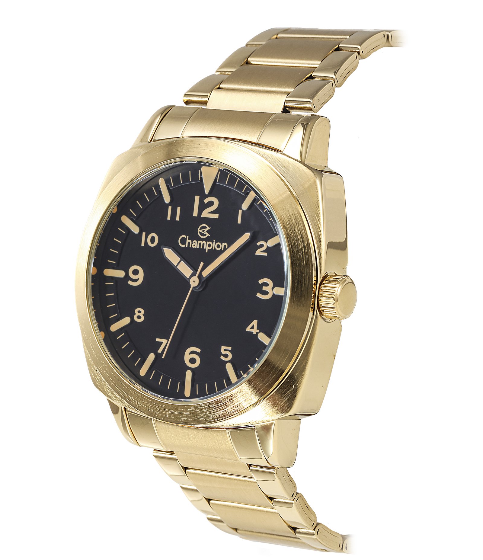 Relógio Analógico Aço Masculino Champion Dourado 2
