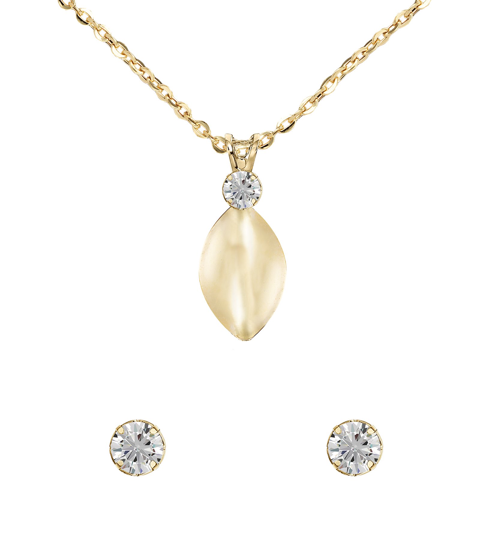 Kit Relógio Analógico Aço Feminino Champion Dourado 3