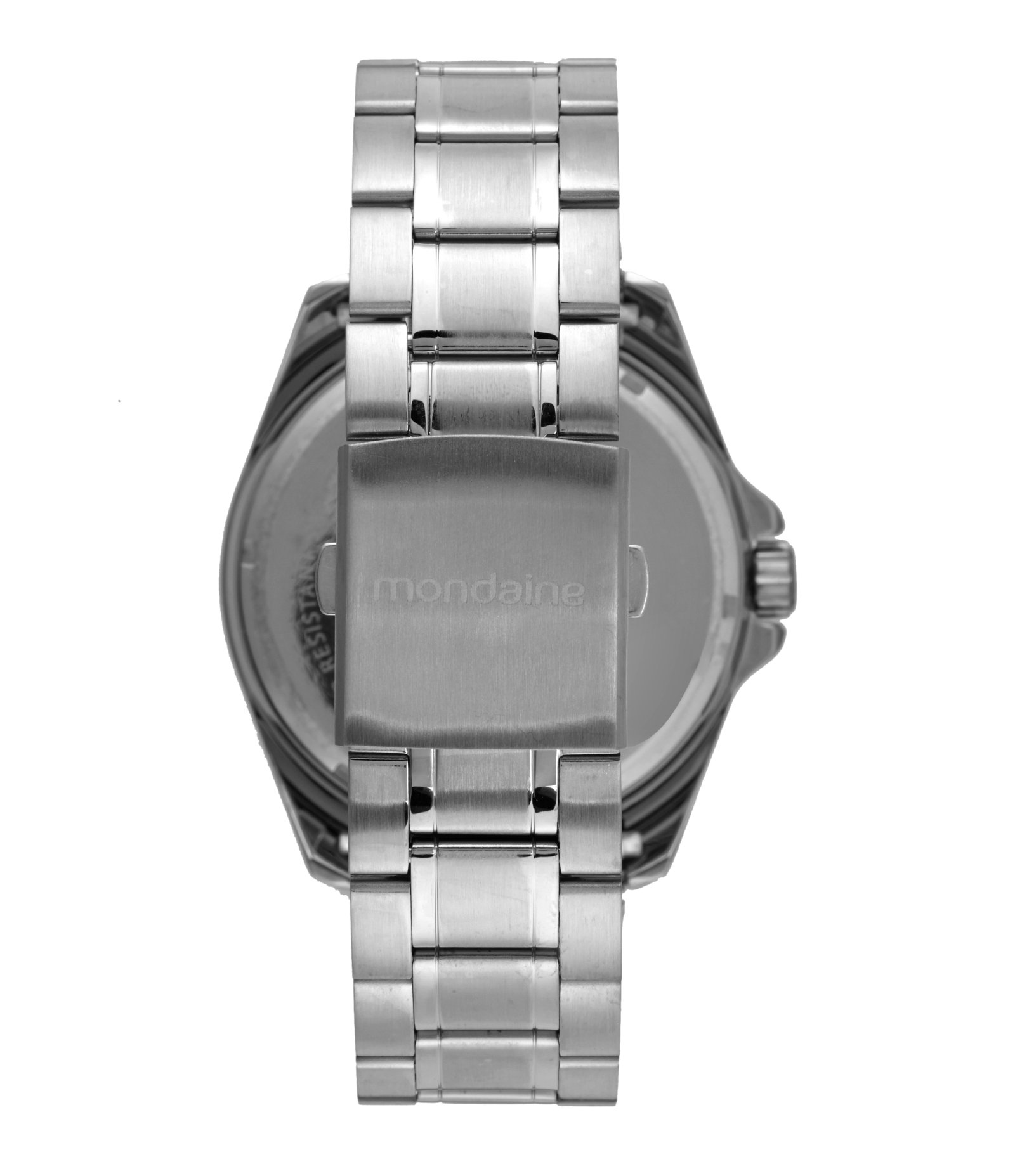 Relógio Analógico Aço Masculino Mondaine Prata 4
