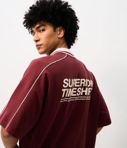 Camiseta Tricô Slim Texturizada