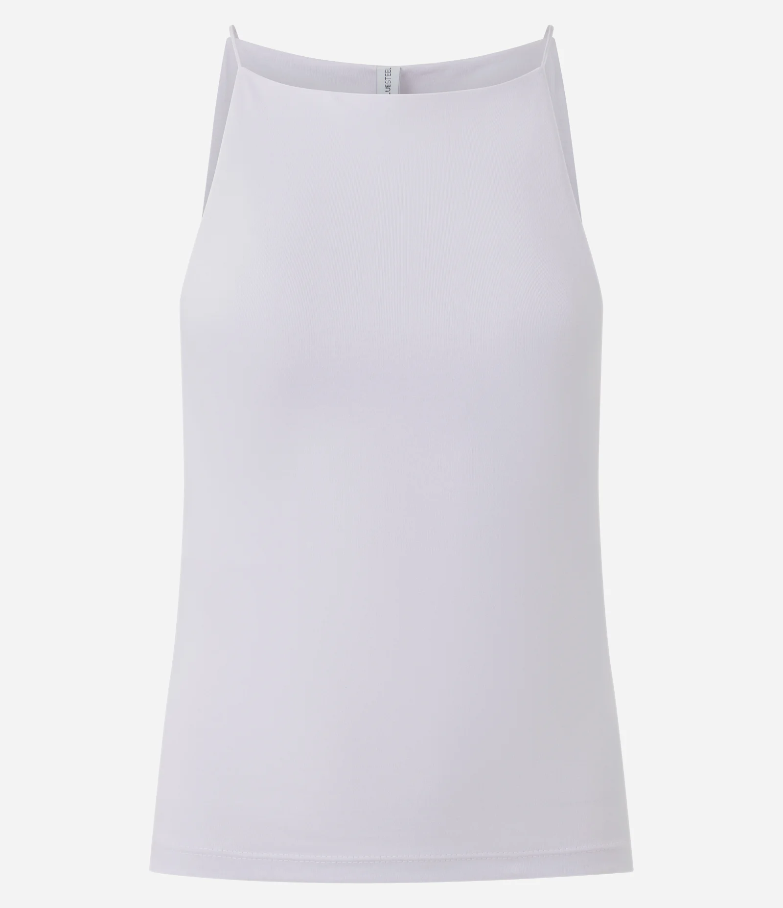 Blusa sem Manga com Decote Halter e Alça Elástico Off White 1