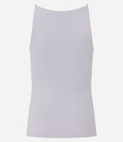 Blusa sem Manga com Decote Halter e Alça Elástico