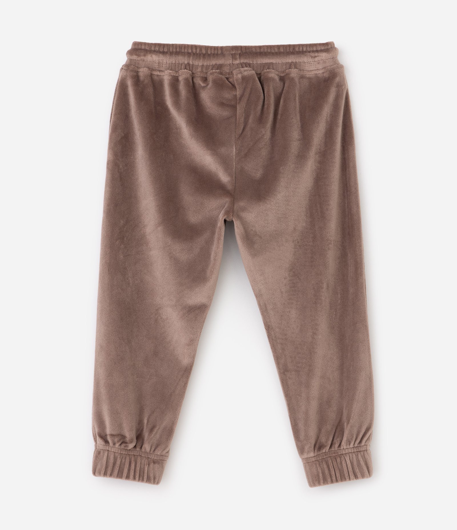 Conjunto Infantil em Fleece com Capuz e Lettering - Tam 1 a 4 Anos Marrom 5