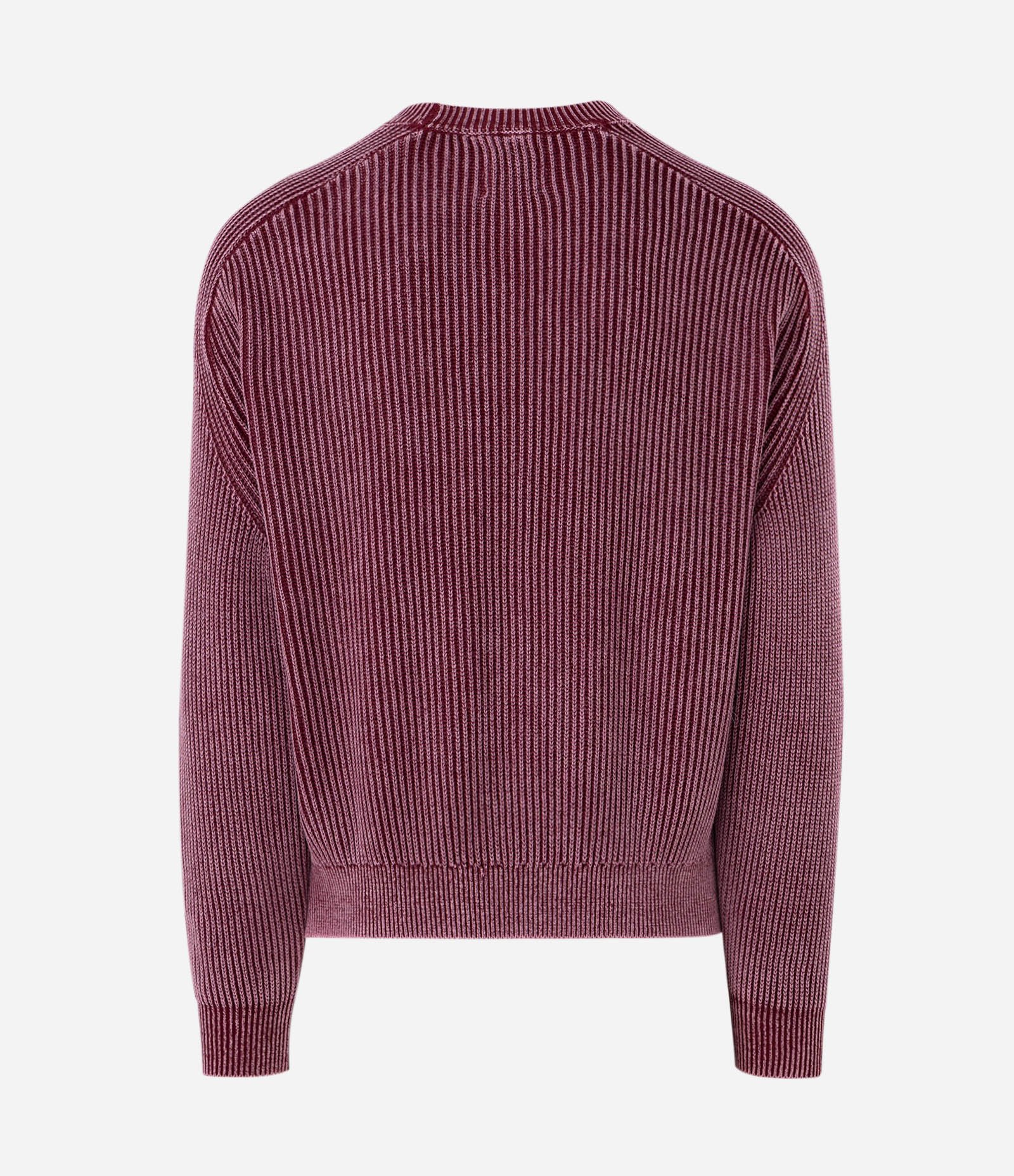 Suéter Masculino Tricô Pesado Texturizado Raglan Vermelho 5