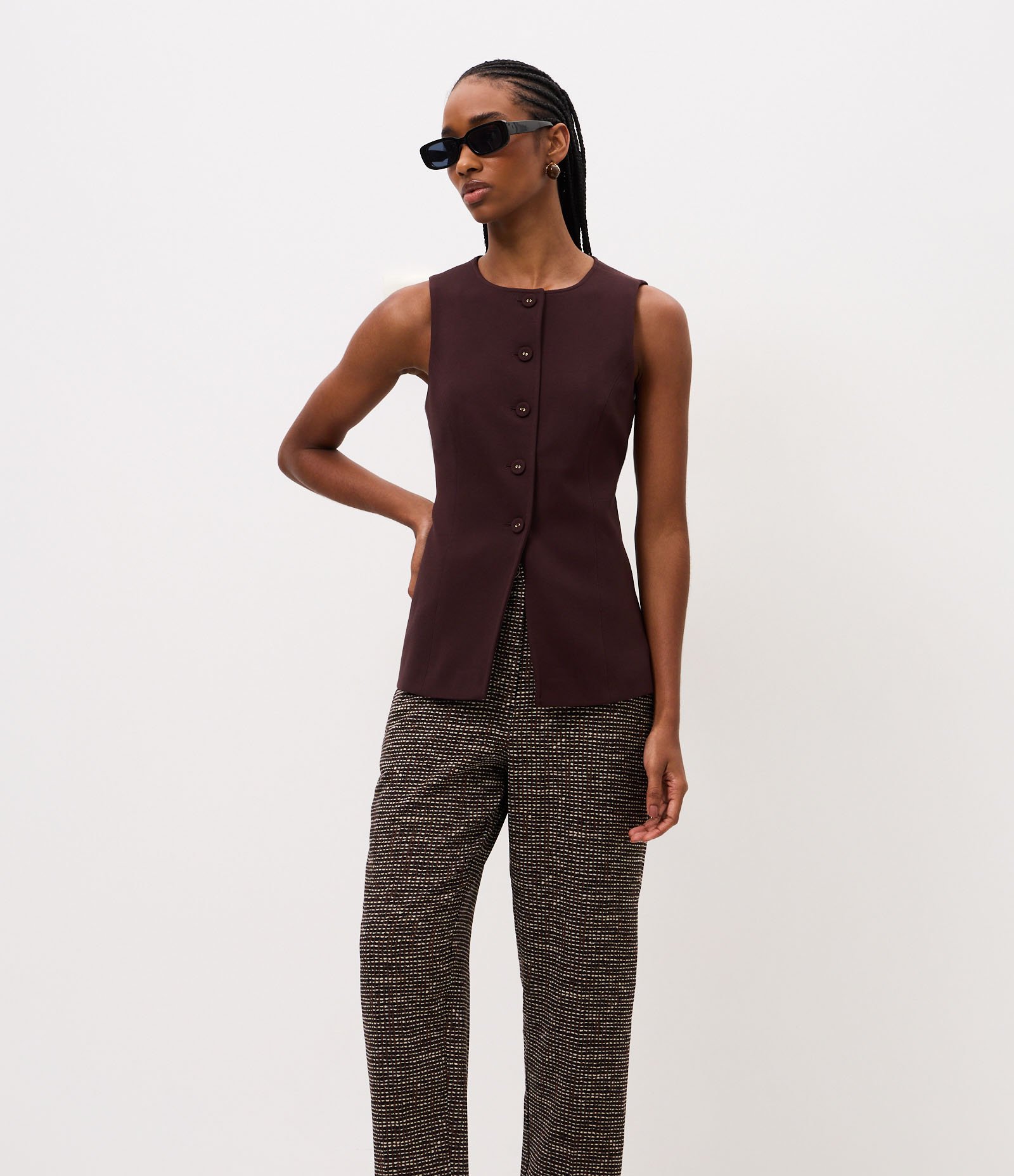 Calça Cenoura em Crepe com Cós Elástico Multicores 2