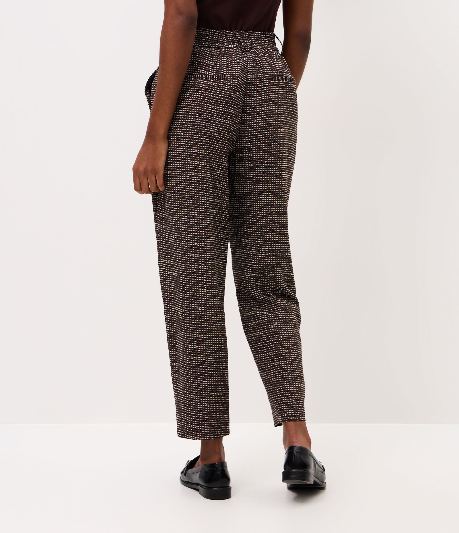 Calça Cenoura em Crepe com Cós Elástico Multicores 5