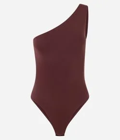 Body Ombro Único em Microfibra