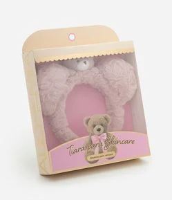 Tiara Puff para SkinCare Ursinho Alchemia