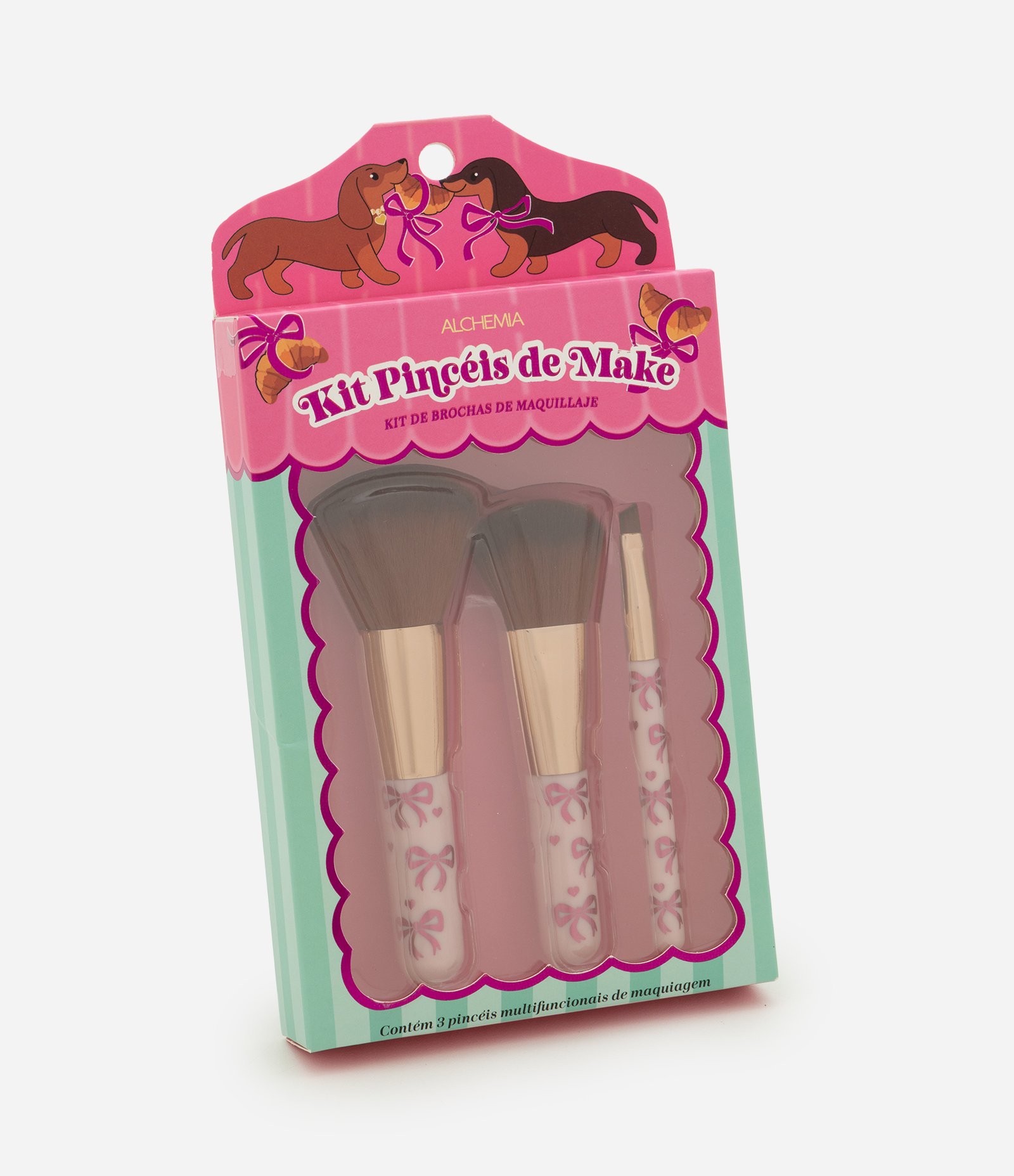 Kit Alchemia 3 Esponjas de Maquiagem Salsicha U 3