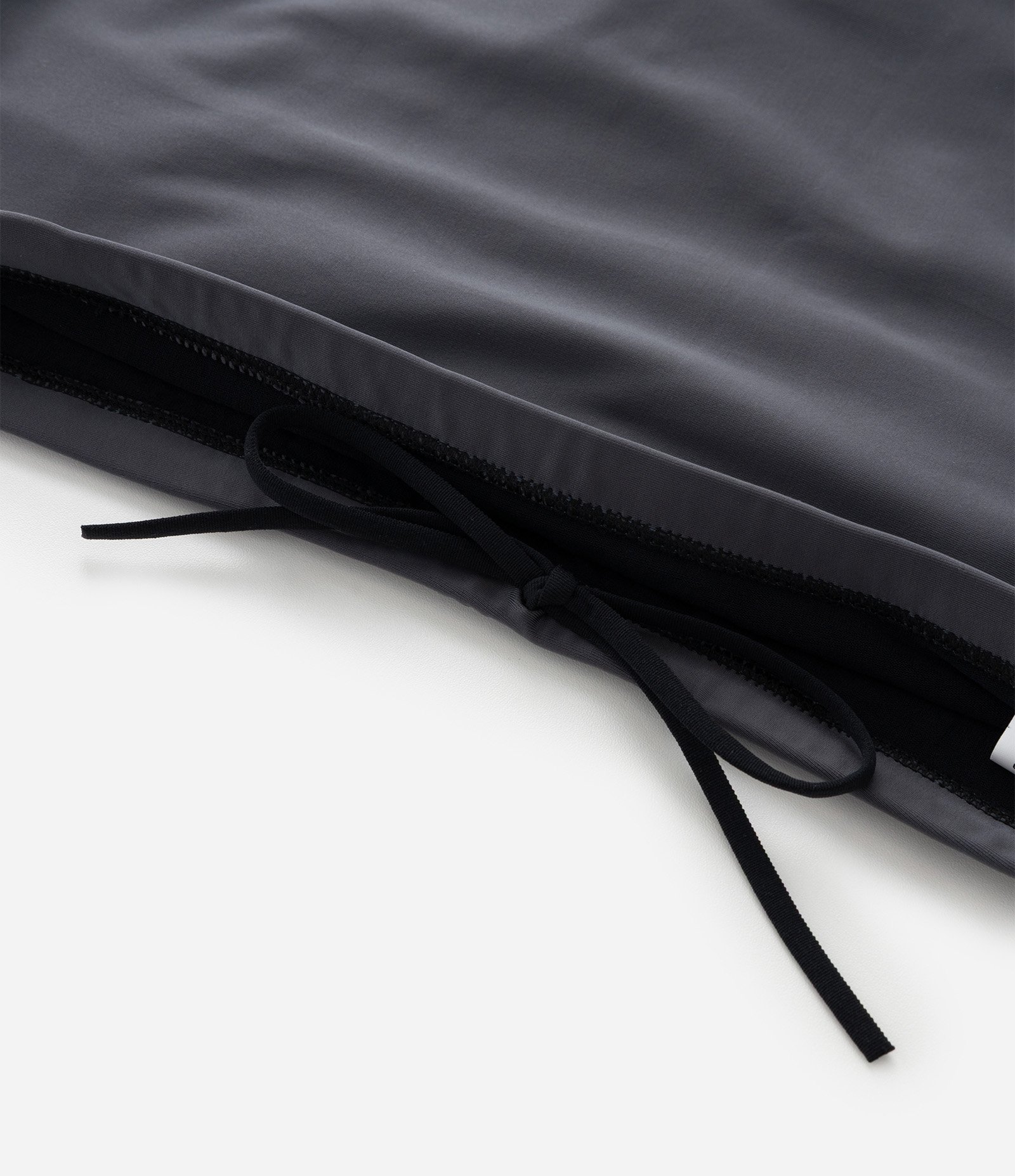 Sunga em Poliamida com Detalhe em Listras Horizontais Cinza Escuro 4