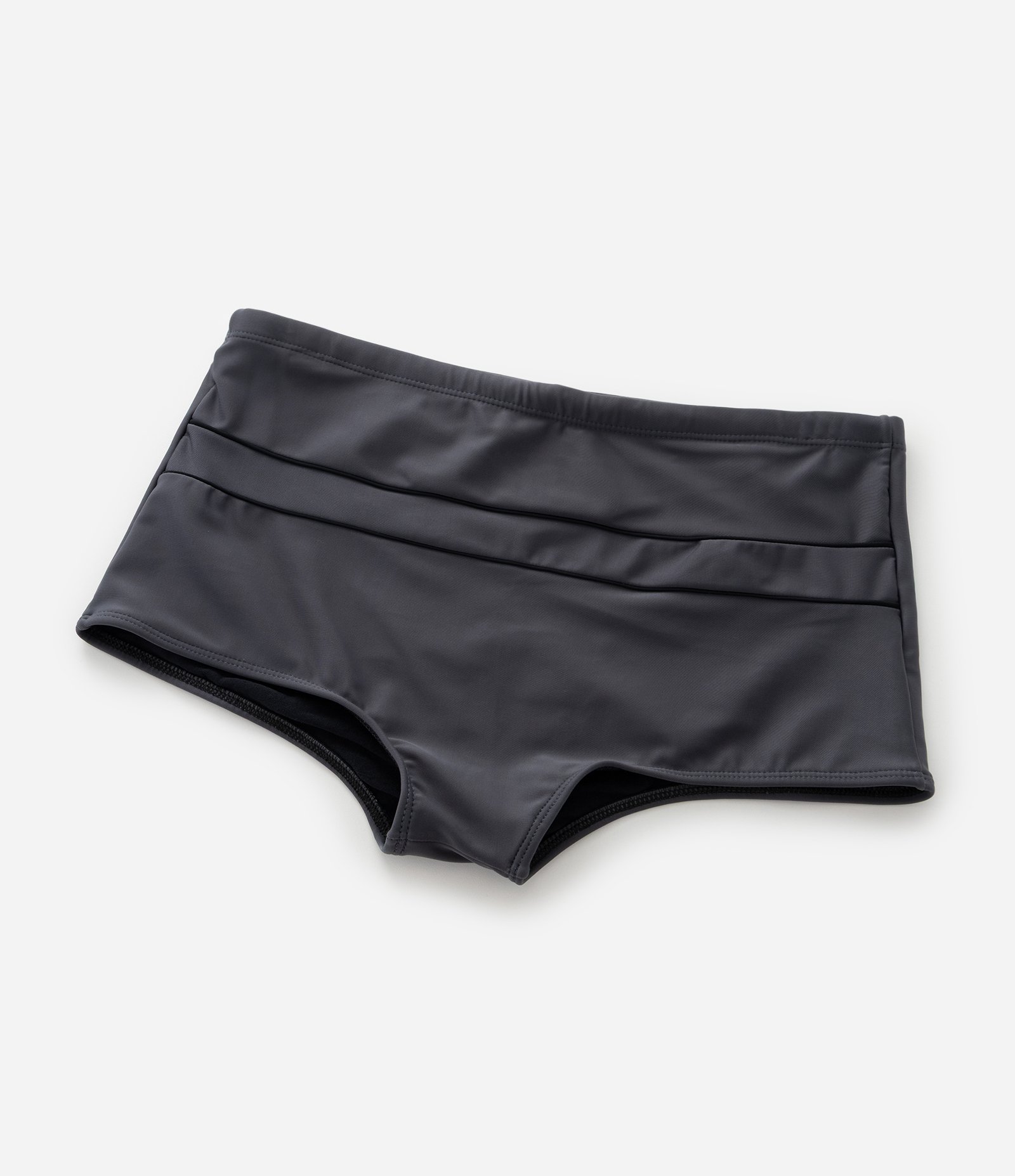 Sunga em Poliamida com Detalhe em Listras Horizontais Cinza Escuro 6