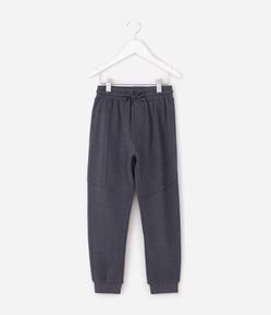 Calça Infantil em Fleece Canelado - Tam 1 a 6 Anos
