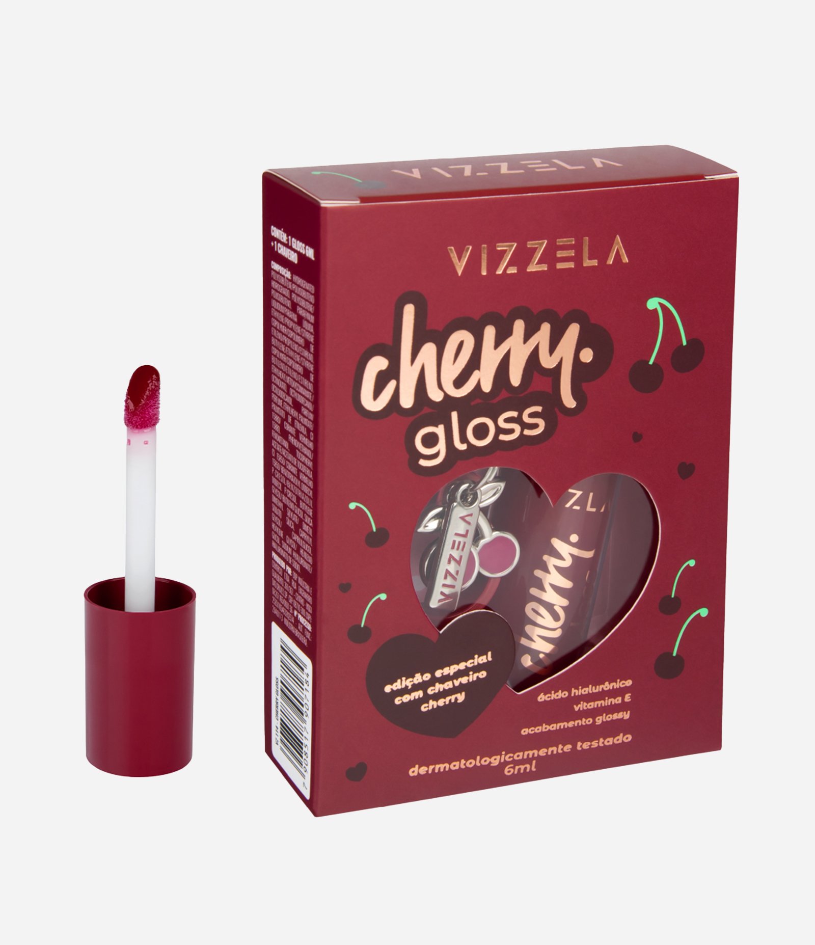 Lip Cherry Gloss Vizzela Cherry 2
