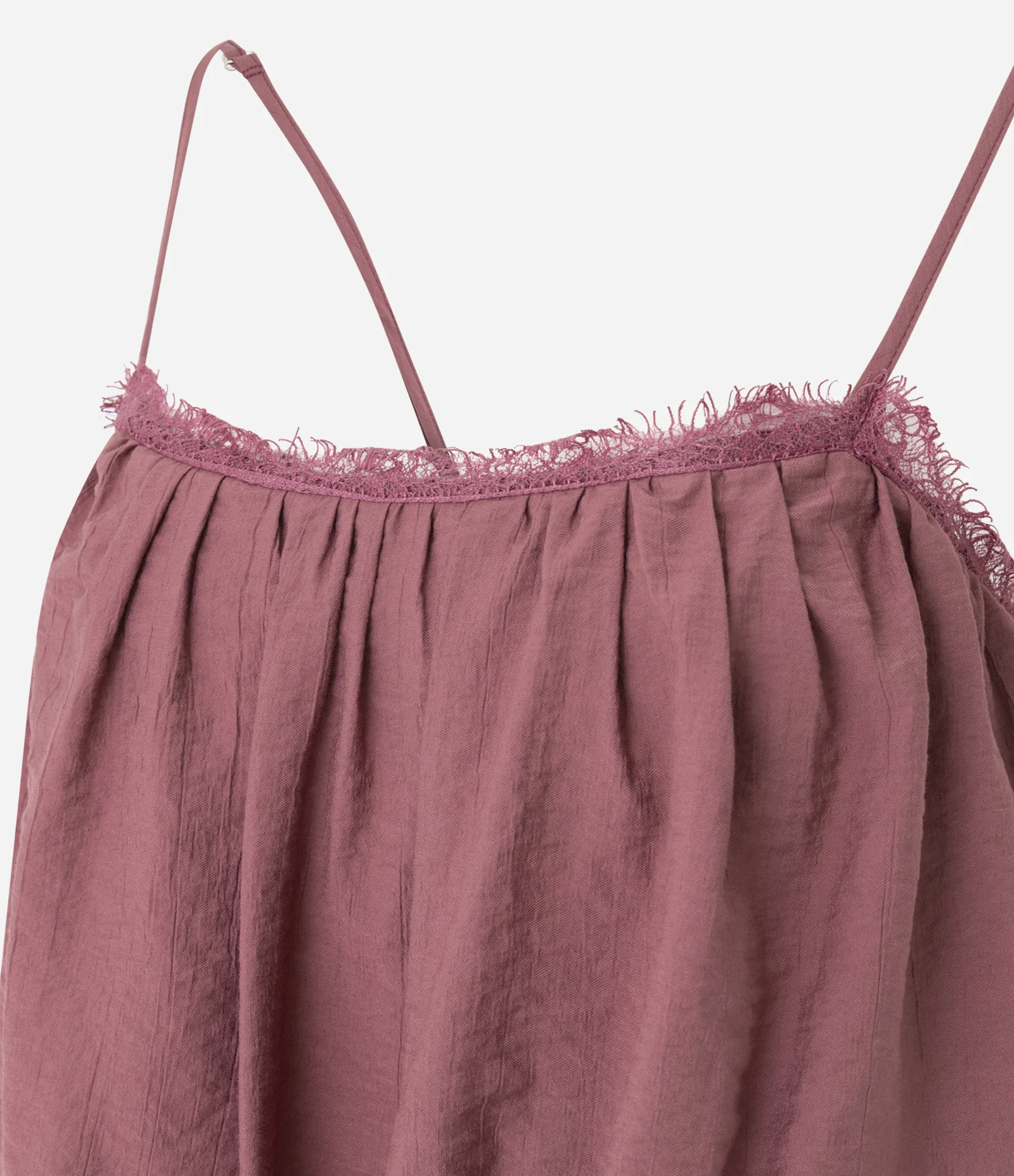 Blusa Balonê de Alcinha com Detalhes em Renda Rosa 2