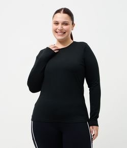Blusa Esportiva Manga Longa Térmica Curve & Plus Size