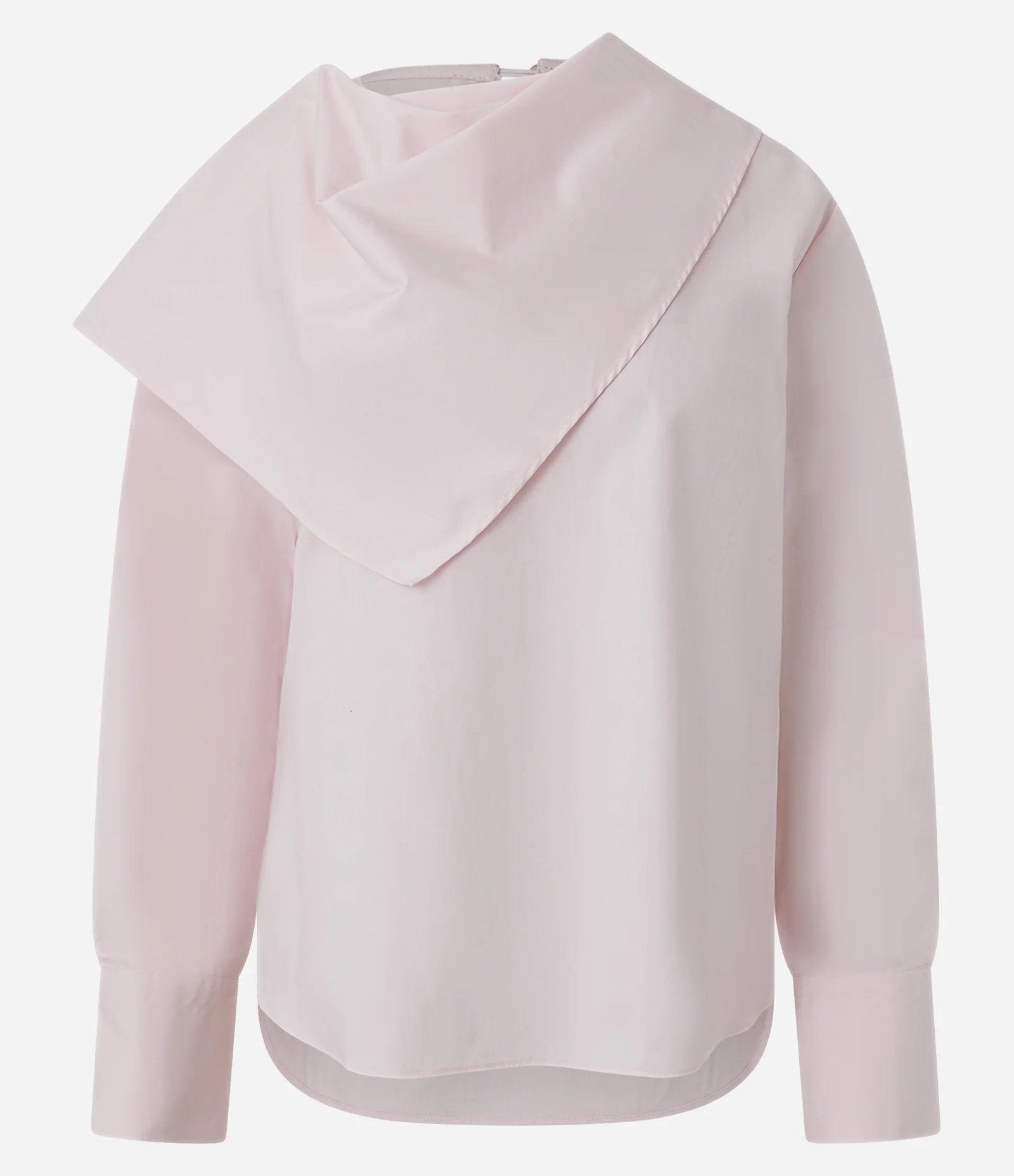 Blusa em Tricoline com Detalhe de Lenço Rosa 6