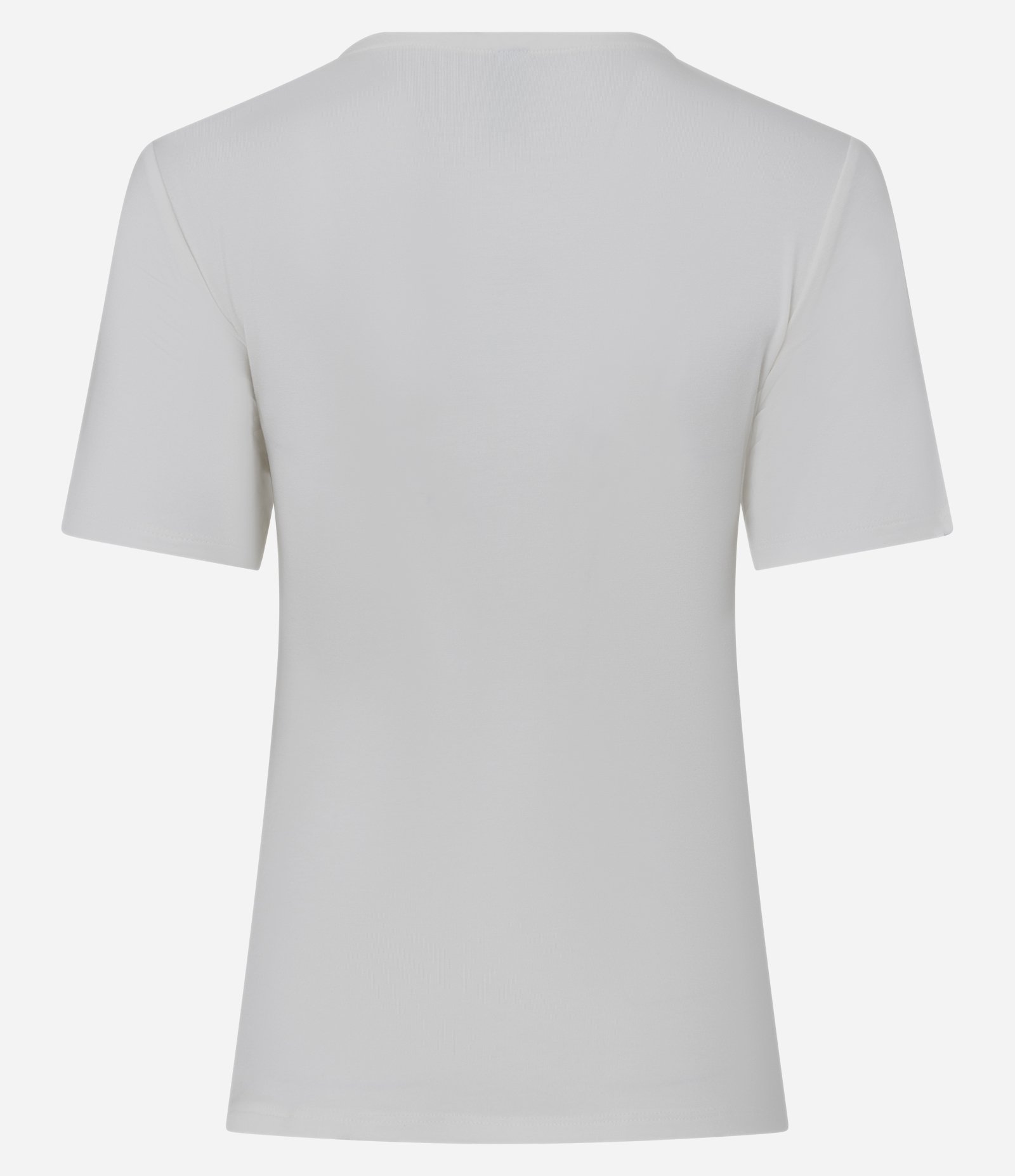 Blusa Peplum Manga Curta em Viscose com Recortes Branco 5