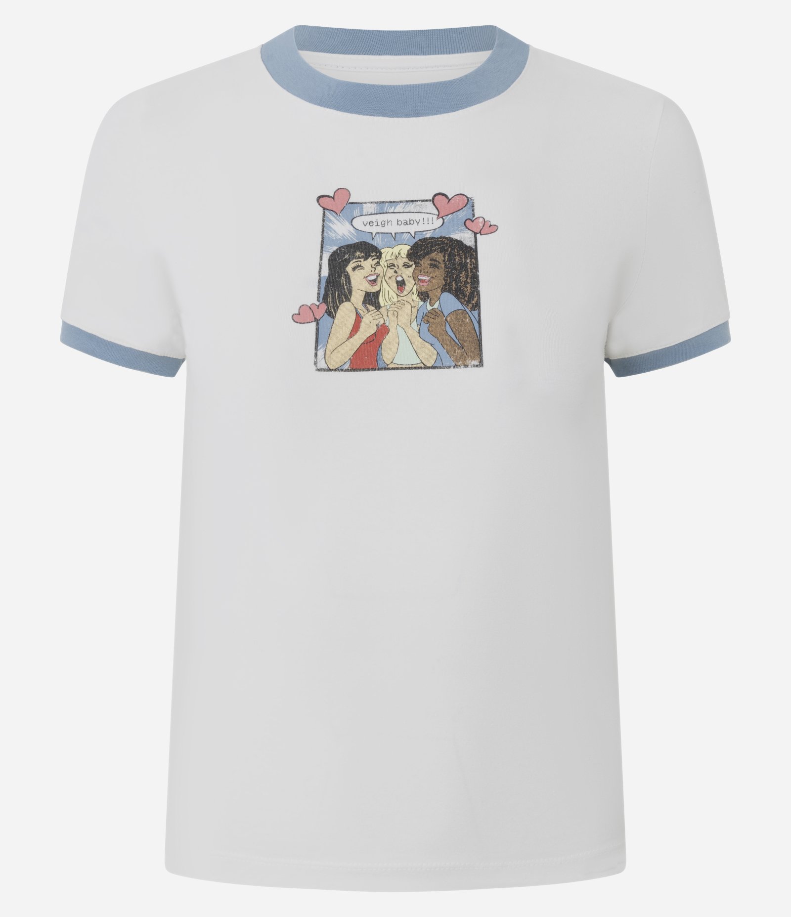Camiseta New T-shirt em Algodão com Estampa Veigh Branco 6