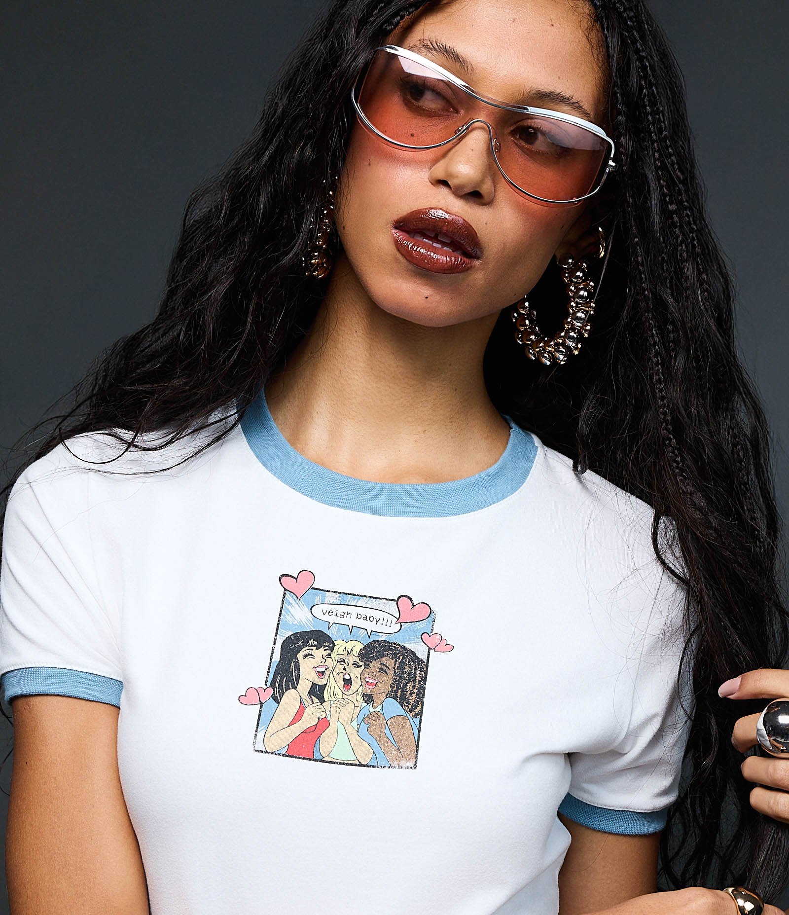 Camiseta New T-shirt em Algodão com Estampa Veigh Branco 3