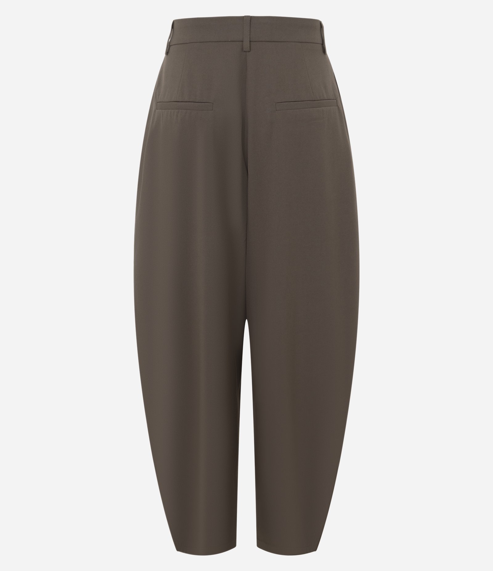 Calça Barrel Alfaiatada Marrom 6