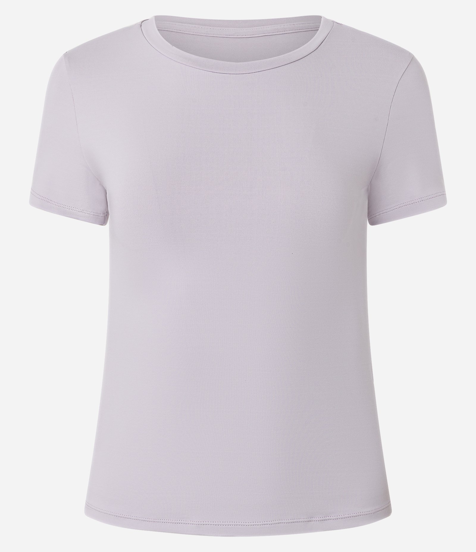 Camiseta Ajustada Esportiva em Microfibra Cinza 4