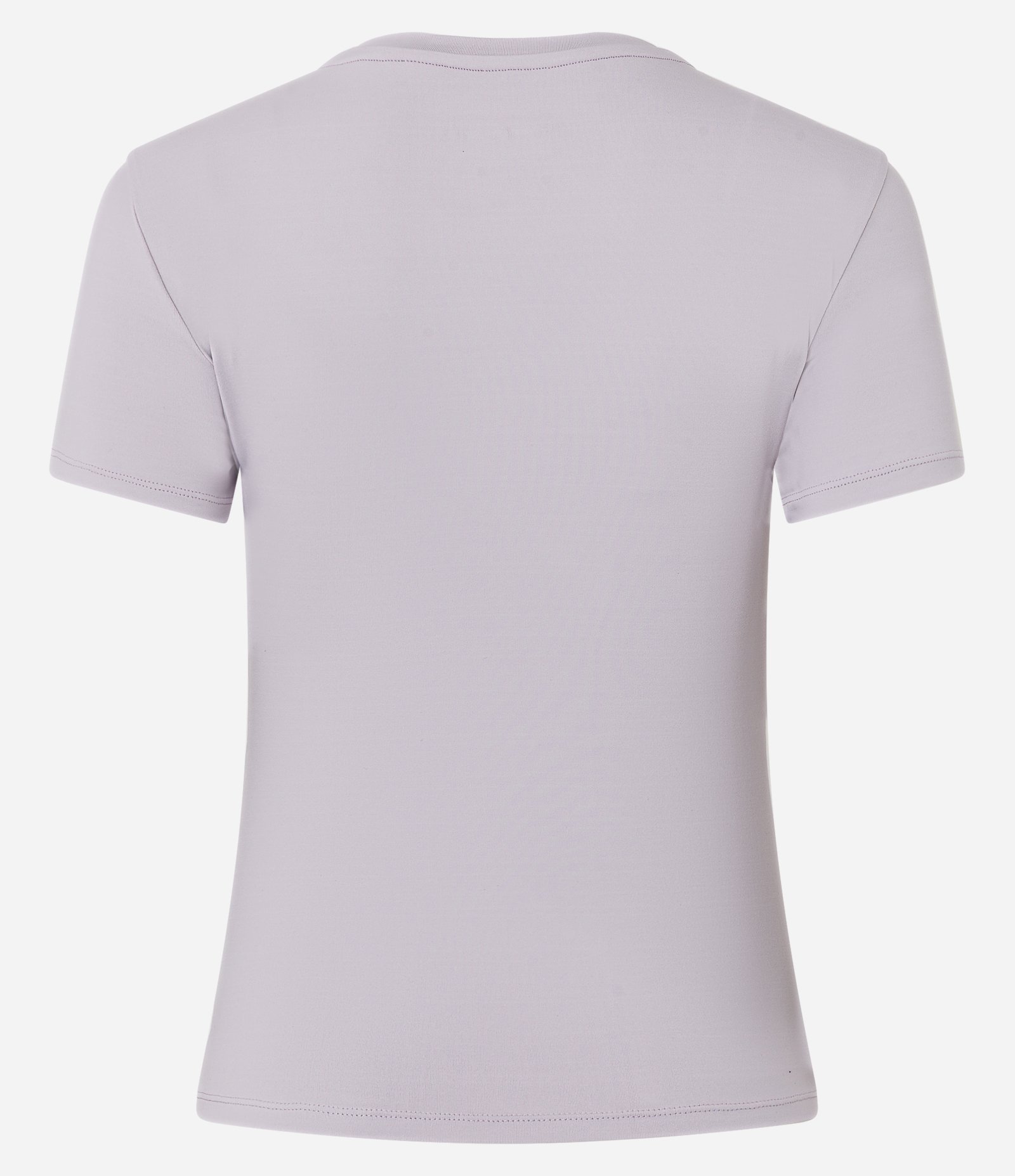 Camiseta Ajustada Esportiva em Microfibra Cinza 5