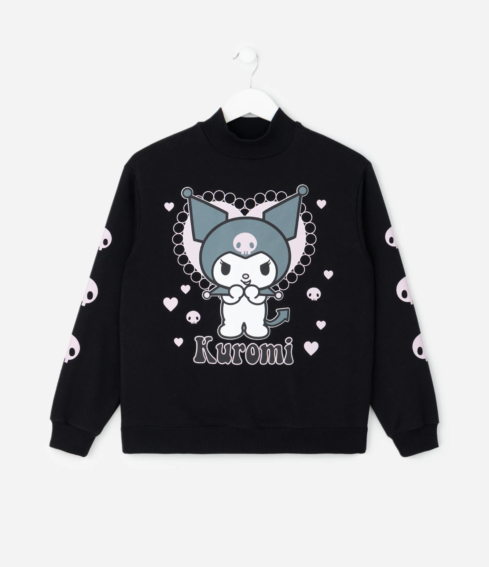 Casaco Infantil com Estampa Kuromi – Tam 5 a 16 Anos Preto 2
