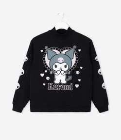 Casaco Infantil com Estampa Kuromi – Tam 5 a 16 Anos