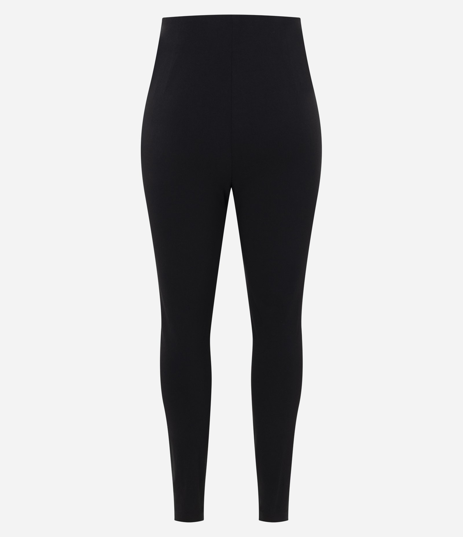 Calça Legging em Bengaline com Cinto Fivelado Preto 2
