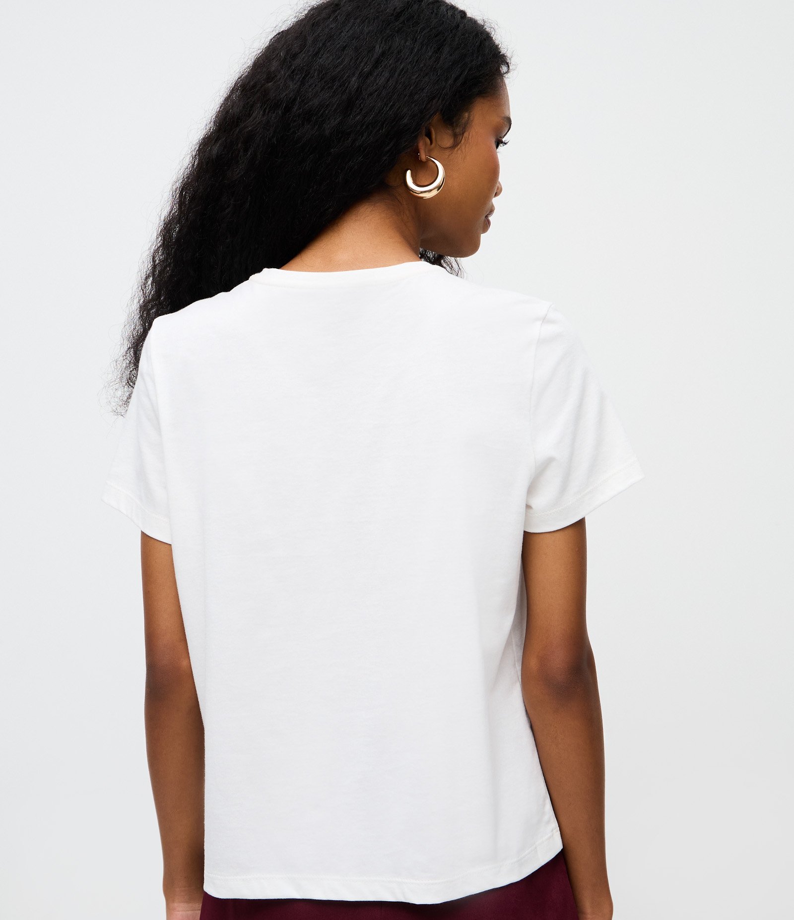 Camiseta com Estampa de Coração Lettering My World Branco 4